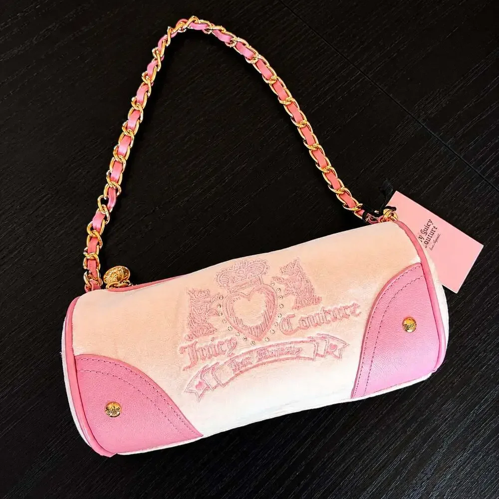 Juicy Couture Heritage Barrel Shoulder Bag in Powder Blush